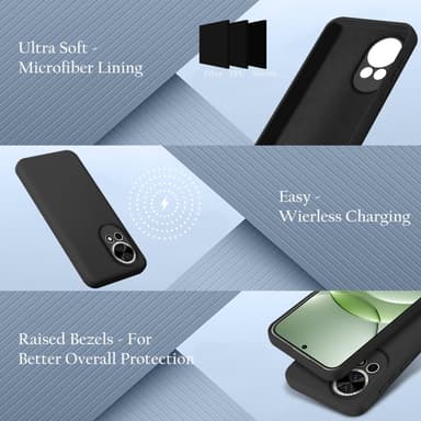 Huawei NOVA 13 Suojakuori Kotelo Case (musta)