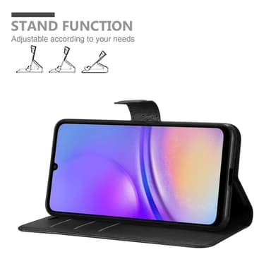 Samsung Galaxy A06 Suojakuori Lompakkokotelo (Musta)