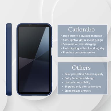Sony Xperia 10 VI Suojakuori Kotelo Case (sininen)