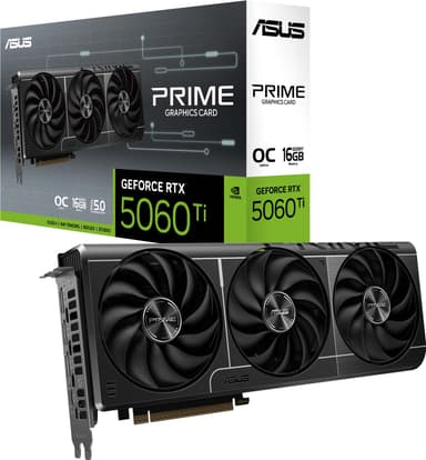 ASUS GeForce RTX 5060 Ti 16 GB PRIME OC näytönohjain