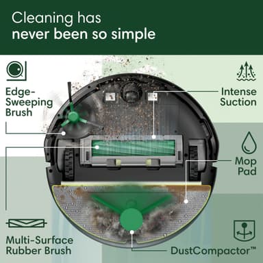 iRobot Roomba Combo 205 robotti-imuri L121040 (musta)