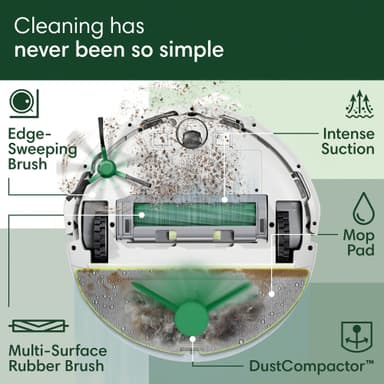iRobot Roomba Combo 205 robotti-imuri L121240 (valkoinen)