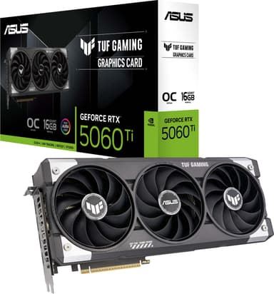 ASUS GeForce RTX 5060 Ti 16 GB TUF OC GAMING näytönohjain