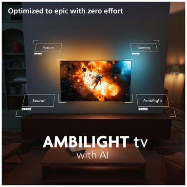 Philips 48” OLED810 4K OLED älytelevisio (2025)