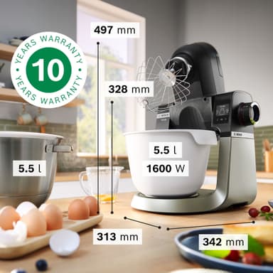 Bosch Series 6 yleiskone MUMS6ZS18 (musta)