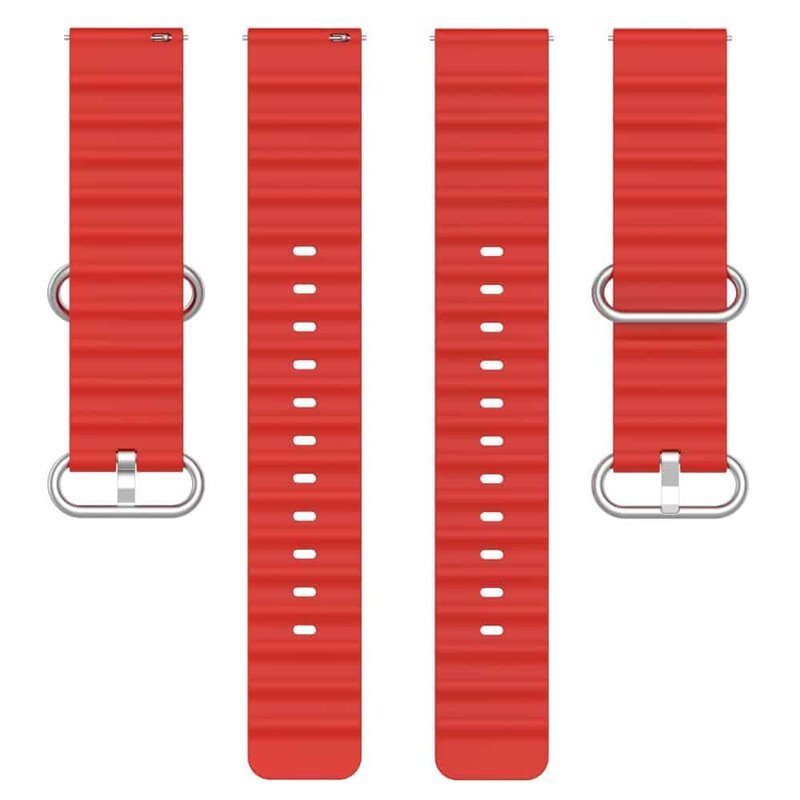 Ocean kellon ranneke Garmin Vivoactive 6 -  Punainen