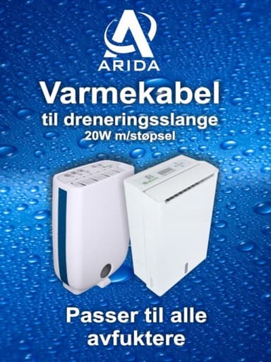 Arida Letkun lämmityskaapeli - 2 metriä - 20 W