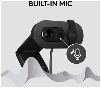 Logitech Brio 100 FullHD webkamera (grafiitti)
