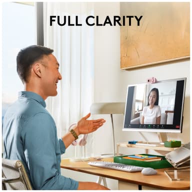 Logitech Brio 100 FullHD webkamera (ruusu)