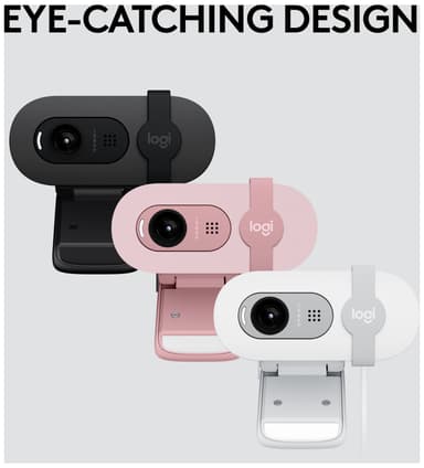 Logitech Brio 100 FullHD webkamera (ruusu)