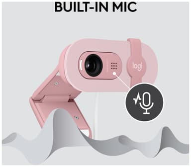 Logitech Brio 100 FullHD webkamera (ruusu)