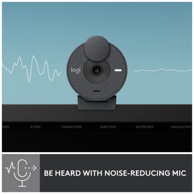 Logitech Brio 300 webkamera (musta)