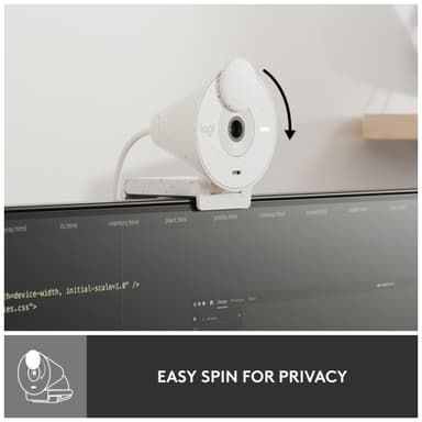 Logitech Brio 300 webkamera (valkoinen)