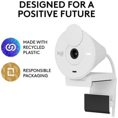 Logitech Brio 300 webkamera (valkoinen)