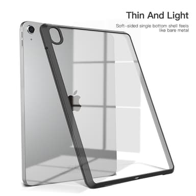 SKALO iPad 11"" (2025) Hybridi Suojakuori - Musta