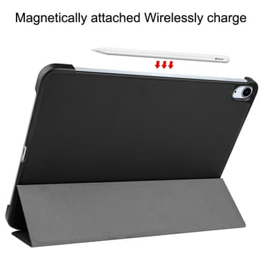 SKALO iPad Air 11 (2025) Trifold Kotelo - Musta
