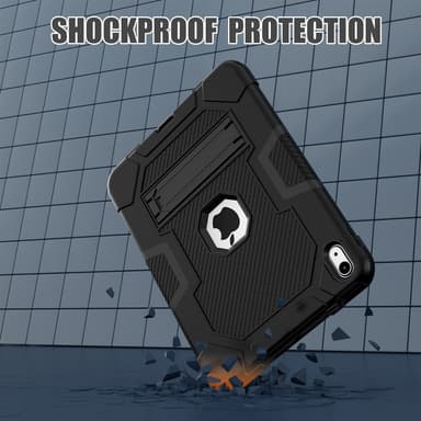 SKALO iPad 11"" (2025) Extra Shockproof Armor Iskunkestävä kuori - Musta