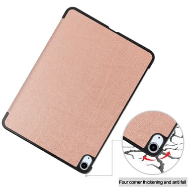 SKALO iPad Air 11 (2025) Trifold Kotelo - Ruusukulta