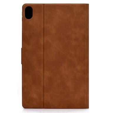 SKALO iPad 11"" (2025) PU-nahkainen Lompakkokotelo - Ruskea