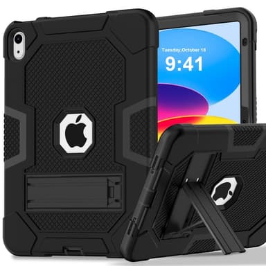 SKALO iPad 11"" (2025) Extra Shockproof Armor Iskunkestävä kuori - Musta