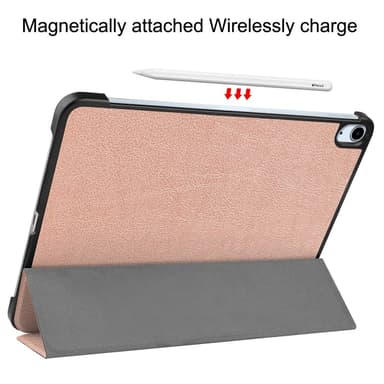 SKALO iPad Air 11 (2025) Trifold Kotelo - Ruusukulta