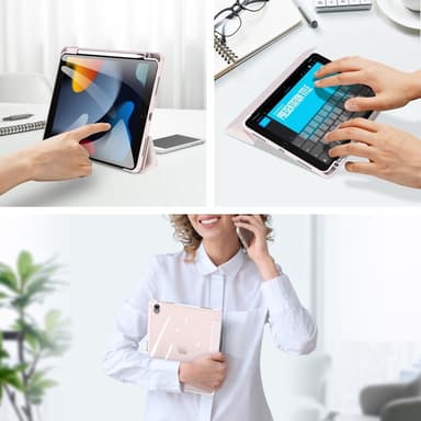 DUX DUCIS iPad 11"" (2025) TOBY Series Trifold Suojakotelo - Pinkki
