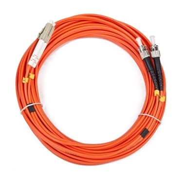 Kuituoptinen kaapeli 1 m – dupleksi LC–ST, multimode OM2, nopea tiedonsiirto