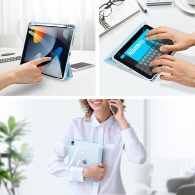 DUX DUCIS iPad 11"" (2025) TOBY Series Trifold Suojakotelo - Turkoosi