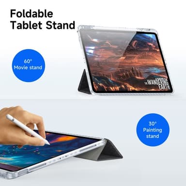DUX DUCIS iPad Air 13 (2025) Unid Series Trifold Suojakotelo - Musta