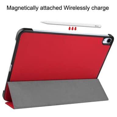 SKALO iPad Air 11 (2025) Trifold Kotelo - Punainen