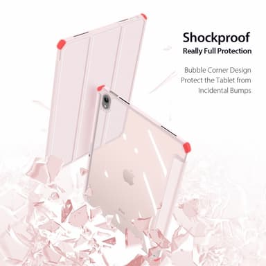 DUX DUCIS iPad 11"" (2025) TOBY Series Trifold Suojakotelo - Pinkki