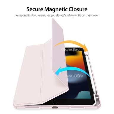 DUX DUCIS iPad 11"" (2025) TOBY Series Trifold Suojakotelo - Pinkki