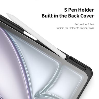 DUX DUCIS iPad Air 13 (2025) TOBY Series Trifold Suojakotelo - Musta