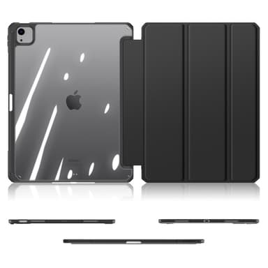DUX DUCIS iPad Air 13 (2025) TOBY Series Trifold Suojakotelo - Musta