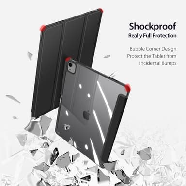 DUX DUCIS iPad Air 13 (2025) TOBY Series Trifold Suojakotelo - Musta