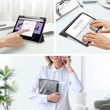 DUX DUCIS iPad Air 13 (2025) TOBY Series Trifold Suojakotelo - Musta