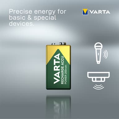 Varta Power 9V 200 Mah paristo (1 kpl)