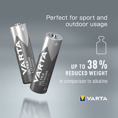 Varta Ultra Lithium AA paristot (4 kpl)