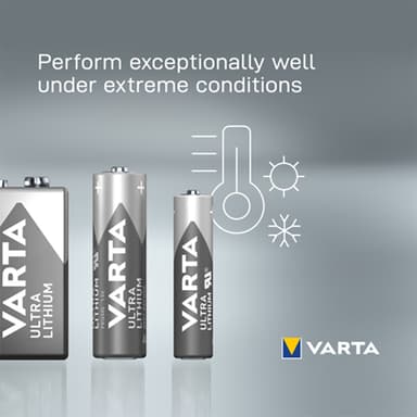 Varta Ultra Lithium AA paristot (4 kpl)