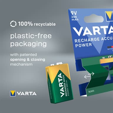 Varta Power 9V 200 Mah paristo (1 kpl)
