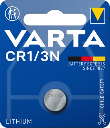Varta CR 1/3 N paristo (1 kpl)