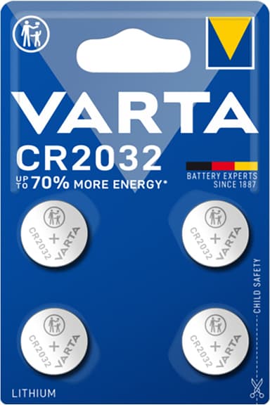 Varta CR 2032 paristot (4 kpl)