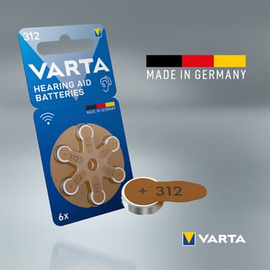 Varta 312 kuulokojeparisto 7042216 (6 kpl)