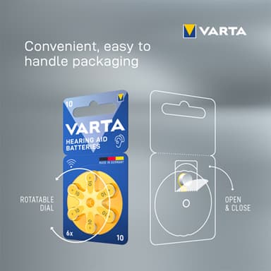 Varta 10 kuulokojeparisto 7042214 (6 kpl)