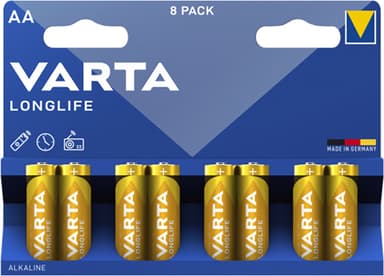 Varta Longlife AA paristo (8 kpl)