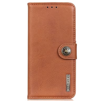 KHAZNEH Xiaomi Redmi Note 14 4G matkapuhelinkotelolle lehmännahakuvioinen