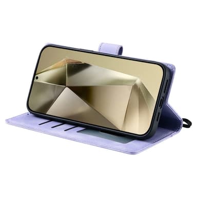 Samsung Galaxy S25 Ultra -lompakkokotelon kuoren kuoren Mandala-kukkakuvio