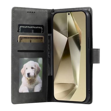 Samsung Galaxy S25 Ultra -lompakkokotelon kuoren kuoren Mandala-kukkakuvio
