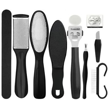10 kpl/setti Jalkahoito Pedikyyri Callus Dead Skin Remover Jalkaviila Kovettumisen poisto