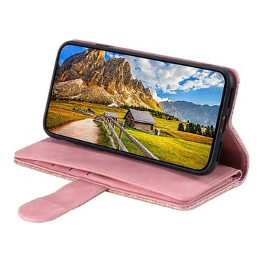 iPhone 16e Kuori Vetoketjutaskulla ja 9 Korttipaikalla